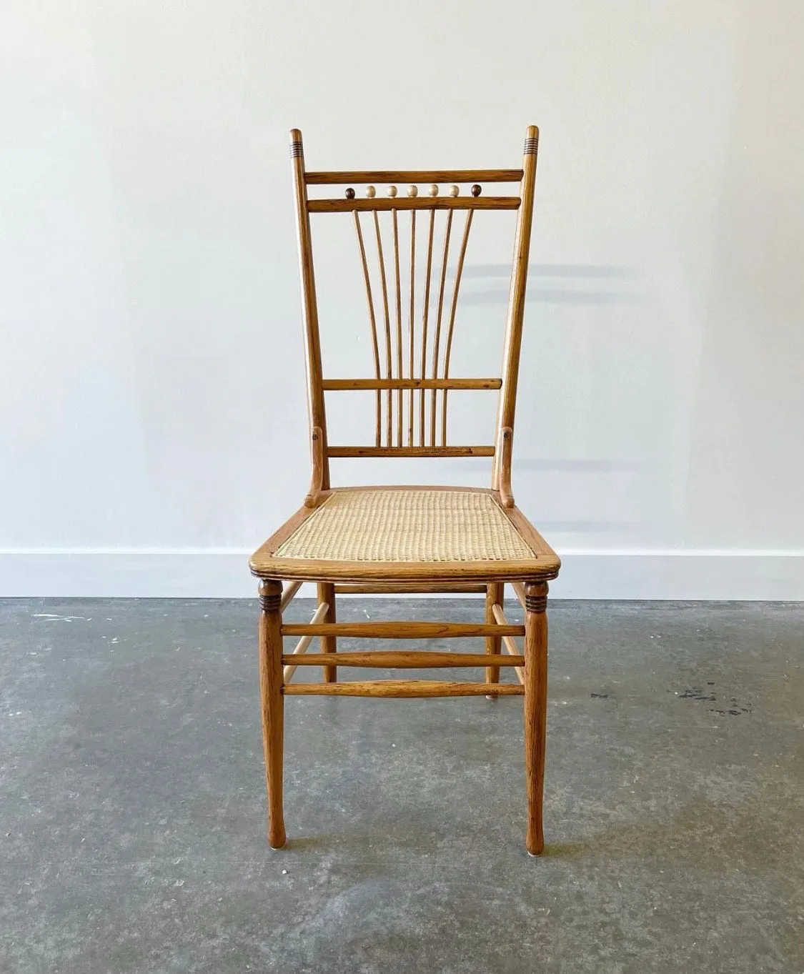 17th Century Birch and Oak Wood Chair