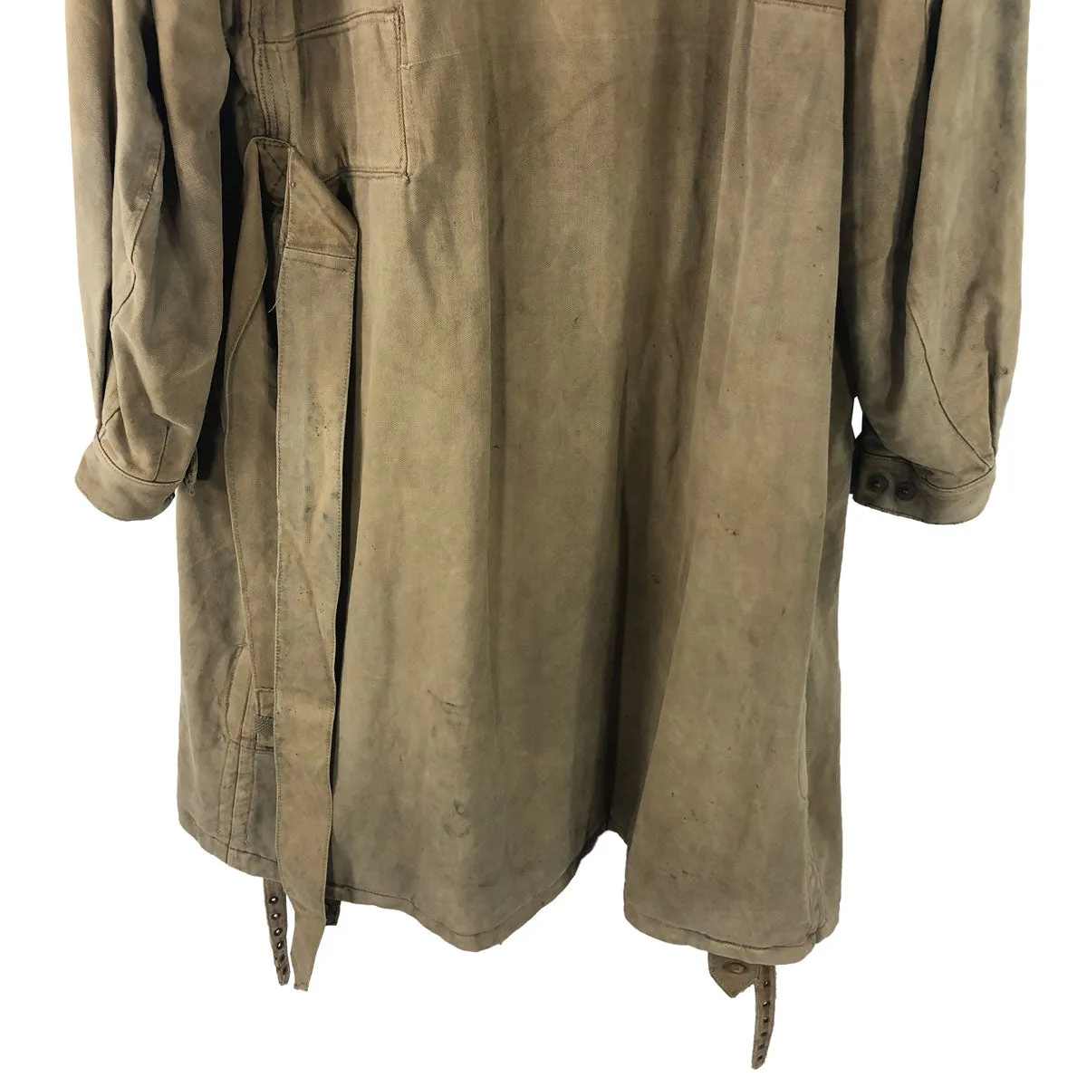 1930s British Motorized Dispatch Heavy Duster Great Coat