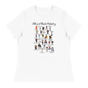 ABC's Of Black History - Women's short sleeve T-Shirt