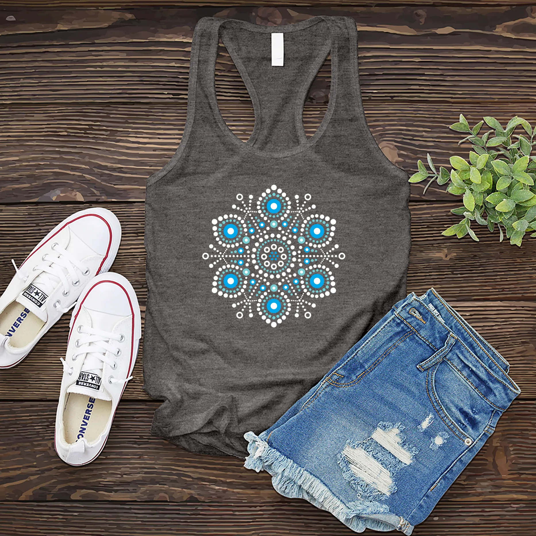 Abstract Snowflake Women's Tank Top