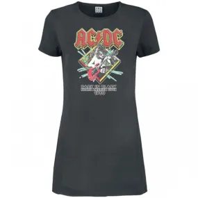 AC/DC Womens/Ladies North America Tour 80 T-Shirt Dress