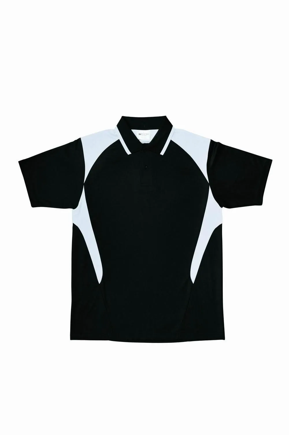 Active Golf Polo - Black/White