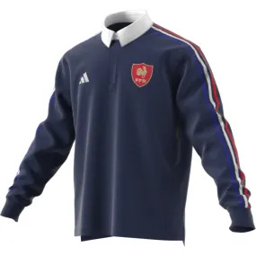 adidas Men's France Long Sleeve Culture Polo