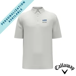 AEPi White Callaway Greek Letter Golf Polo