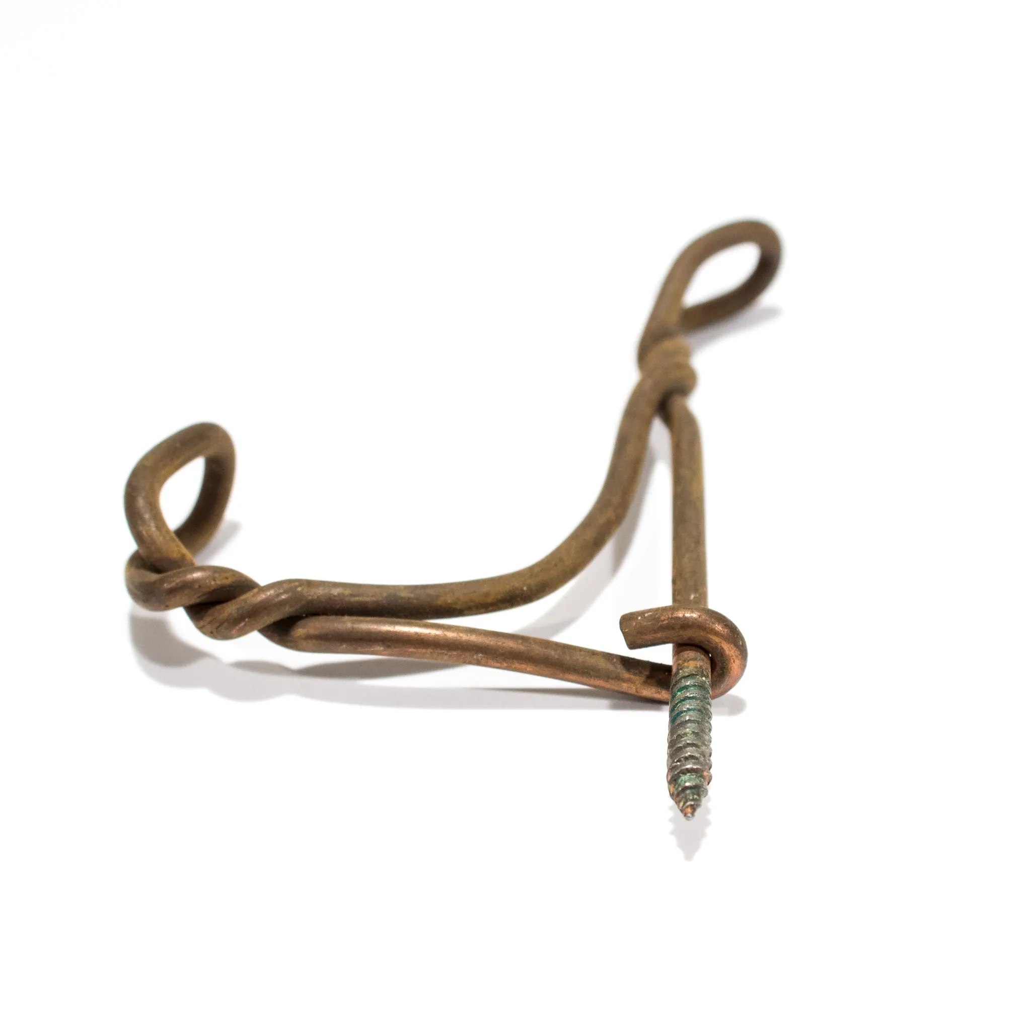 Antique Twist Wire Screw In Hooks