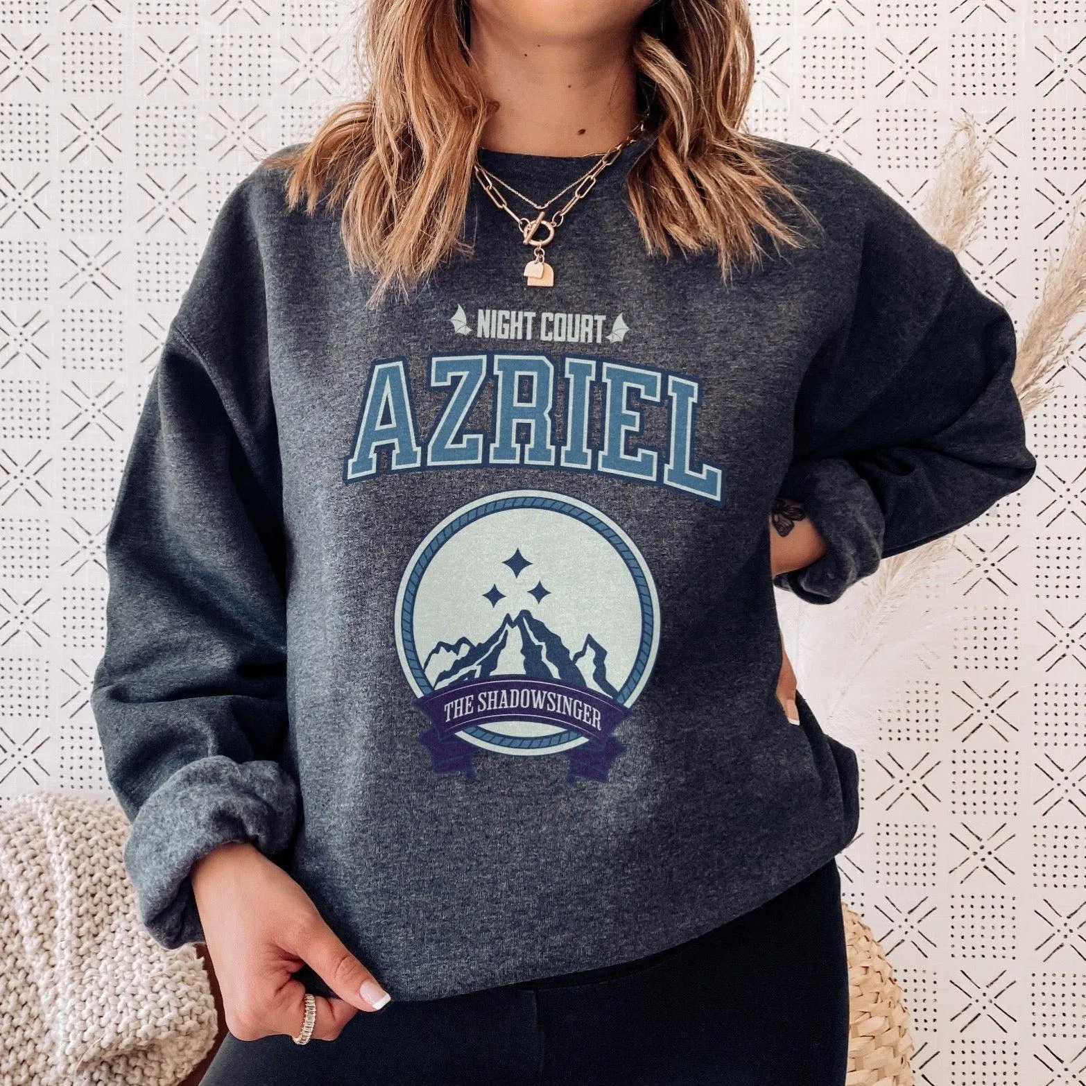 Azriel The Shadowsinger Crewneck Sweater