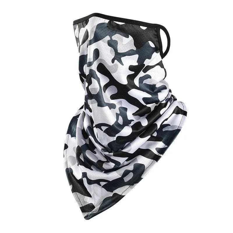 Balaclava Camouflage Motorcycle Face Ice Silk Mask Summer Anti-UV Running Riding Face Shield   Moto Accessories  balaclava