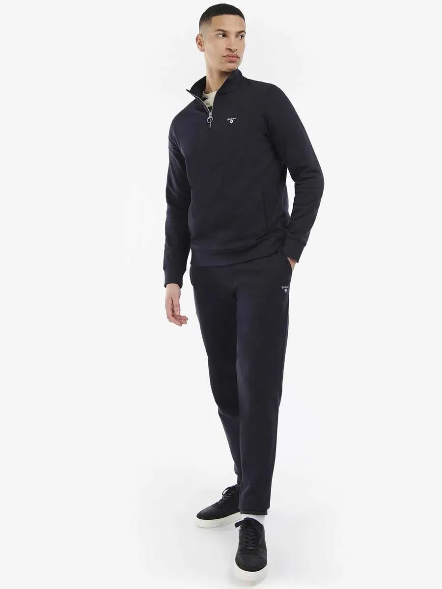 BARBOUR Rothley Half Zip Pullover - Mens - Navy