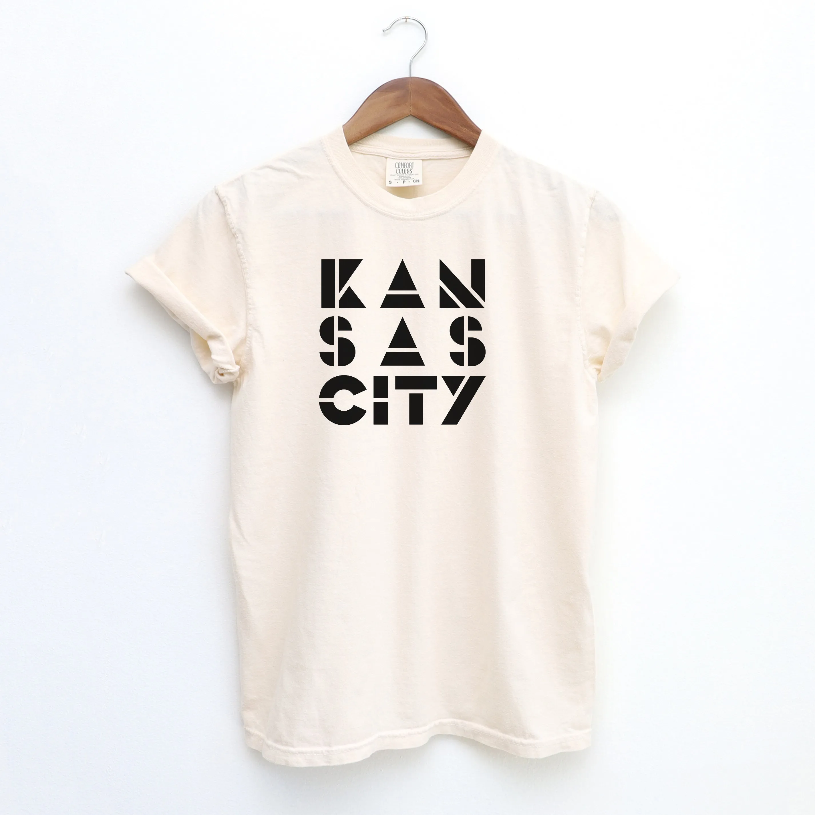 Basic Kansas City -- Hanes - ComfortWash® Garment-Dyed T-Shirt