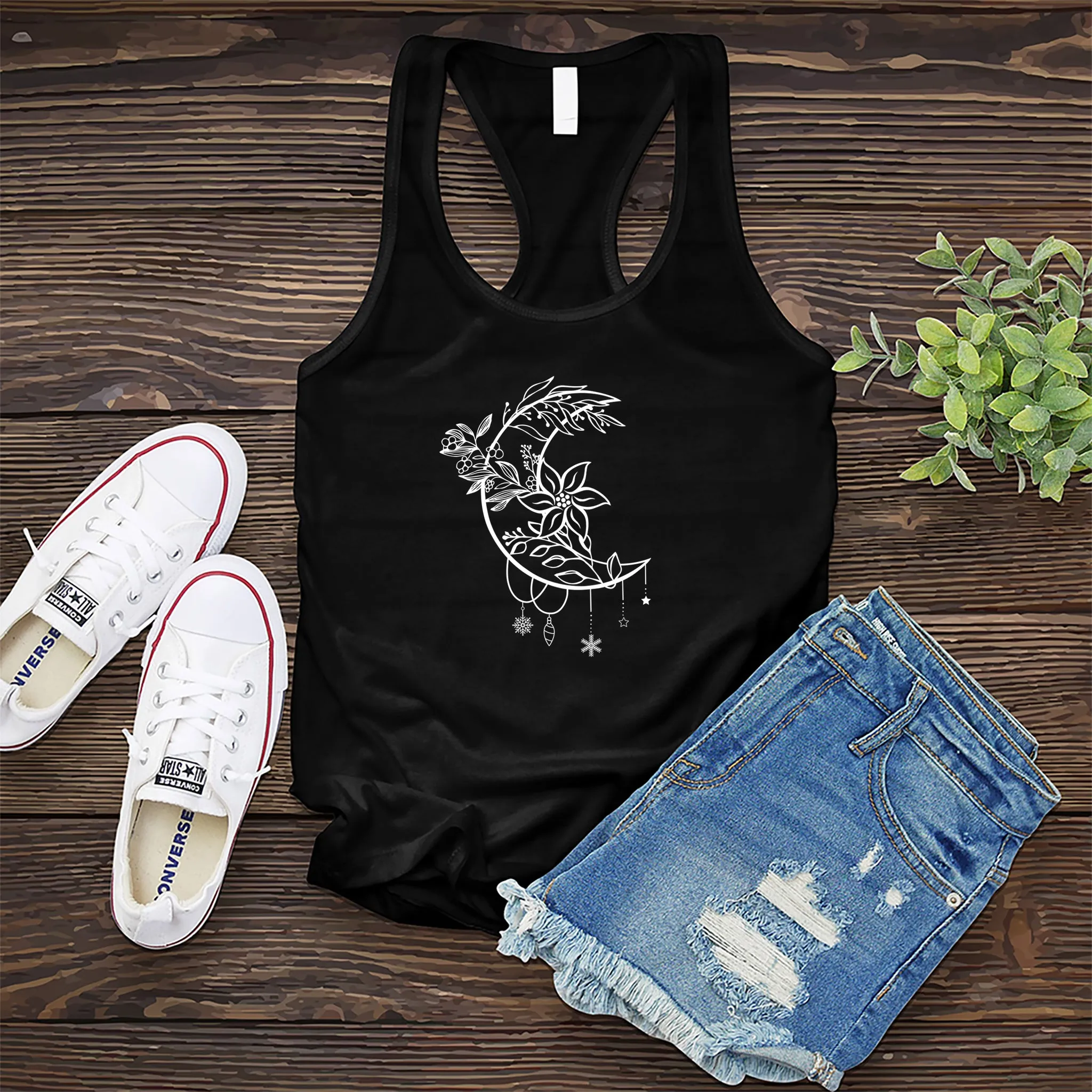 Blooming Moon Women's Tank Top