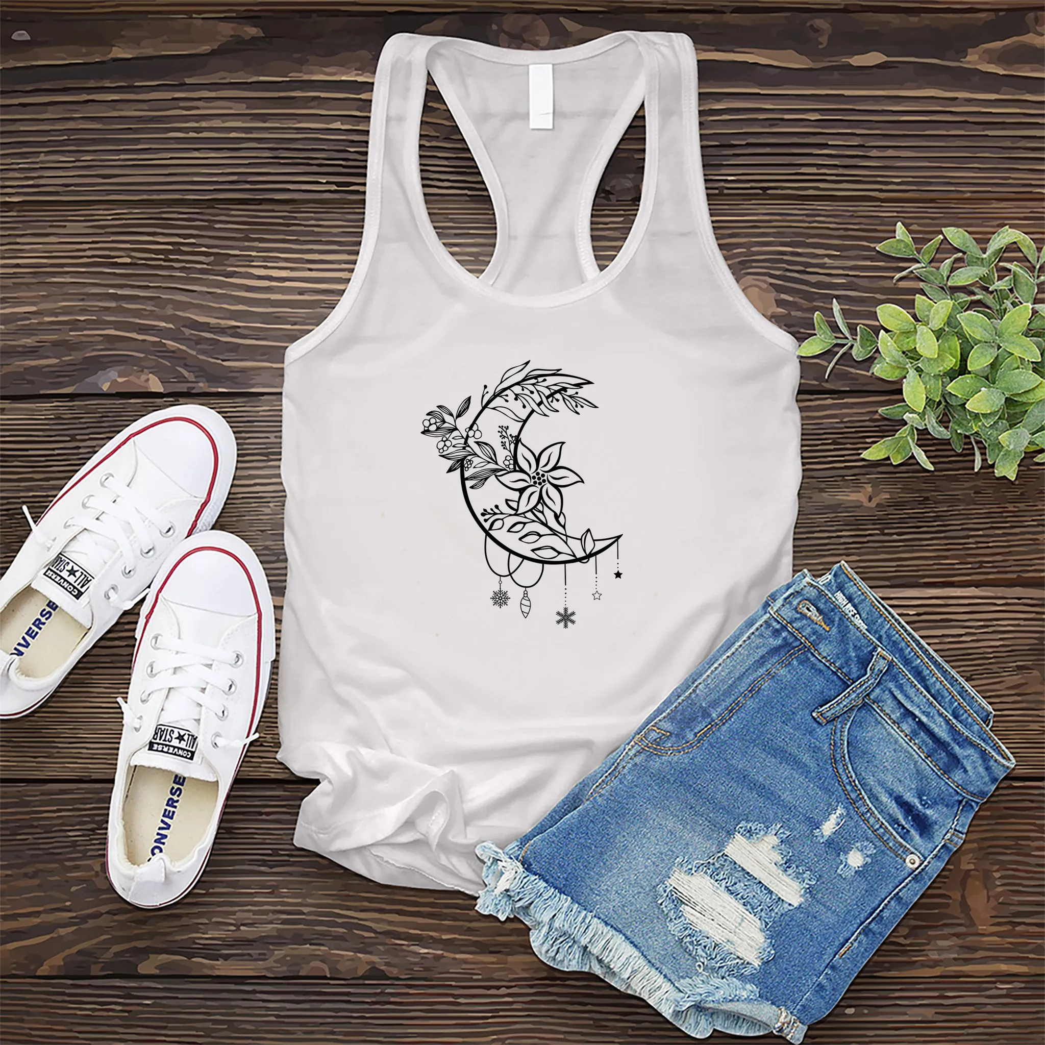 Blooming Moon Women's Tank Top