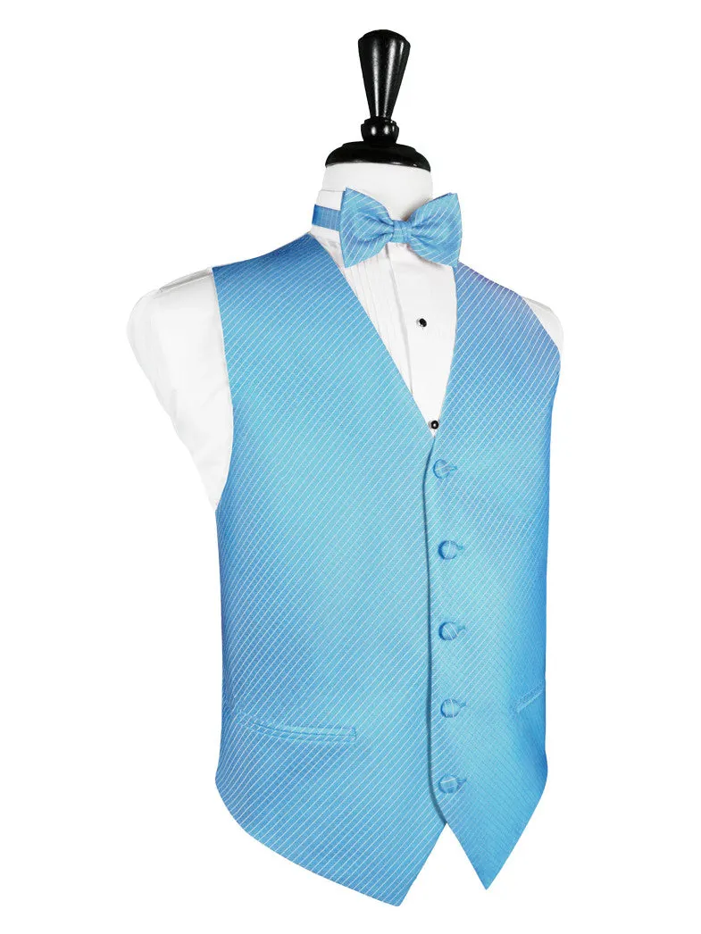 Blue Ice Palermo Tuxedo Vest and Tie Set