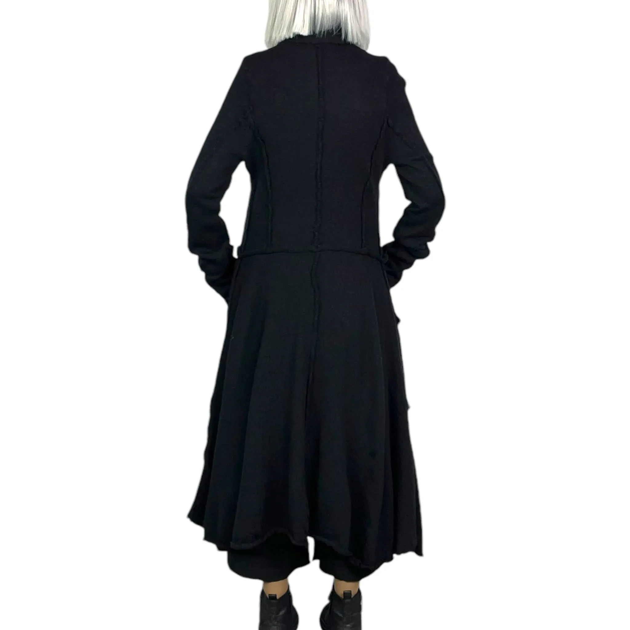 BOILED WOOL COAT