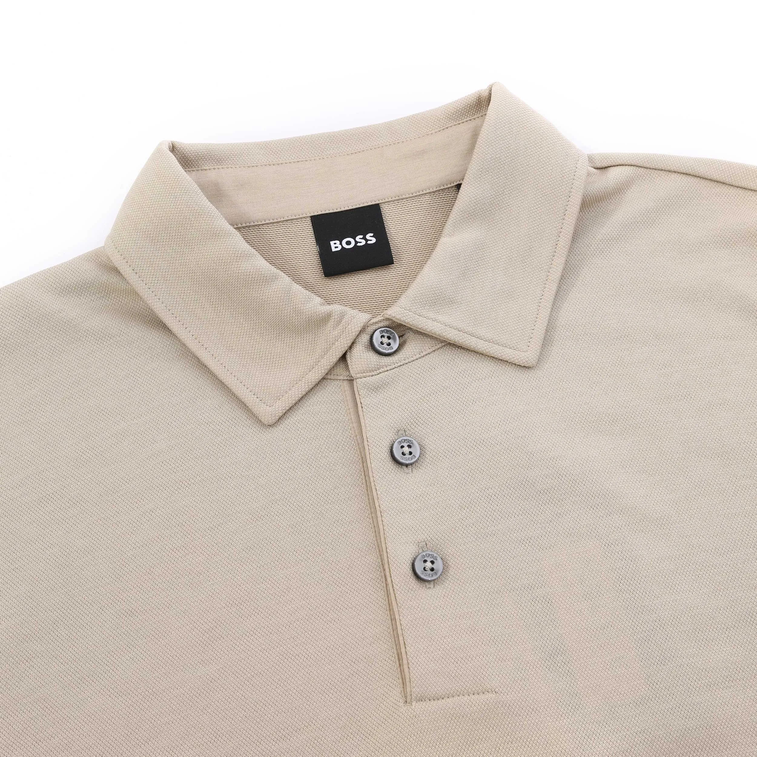 BOSS H Press 57 Polo Shirt in Light Beige