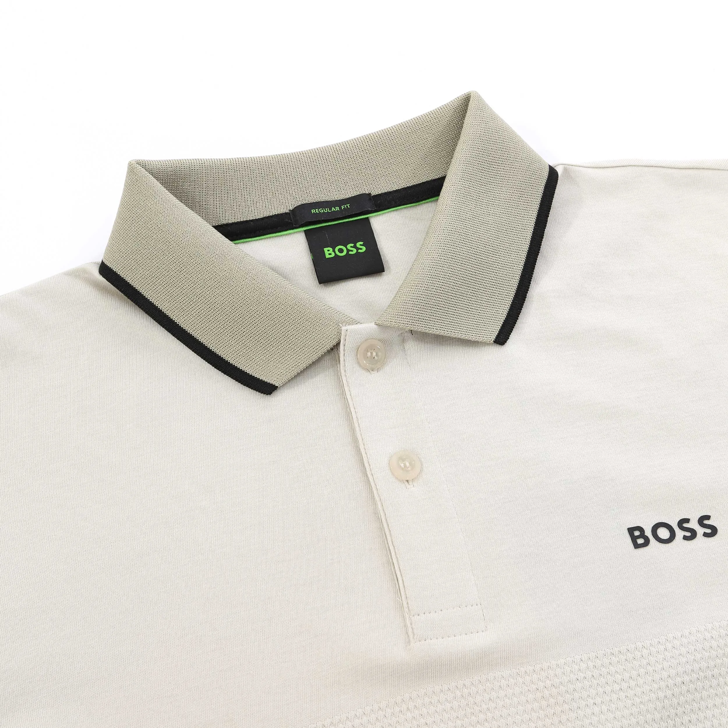 BOSS Paddy 5 Polo Shirt in Light Beige