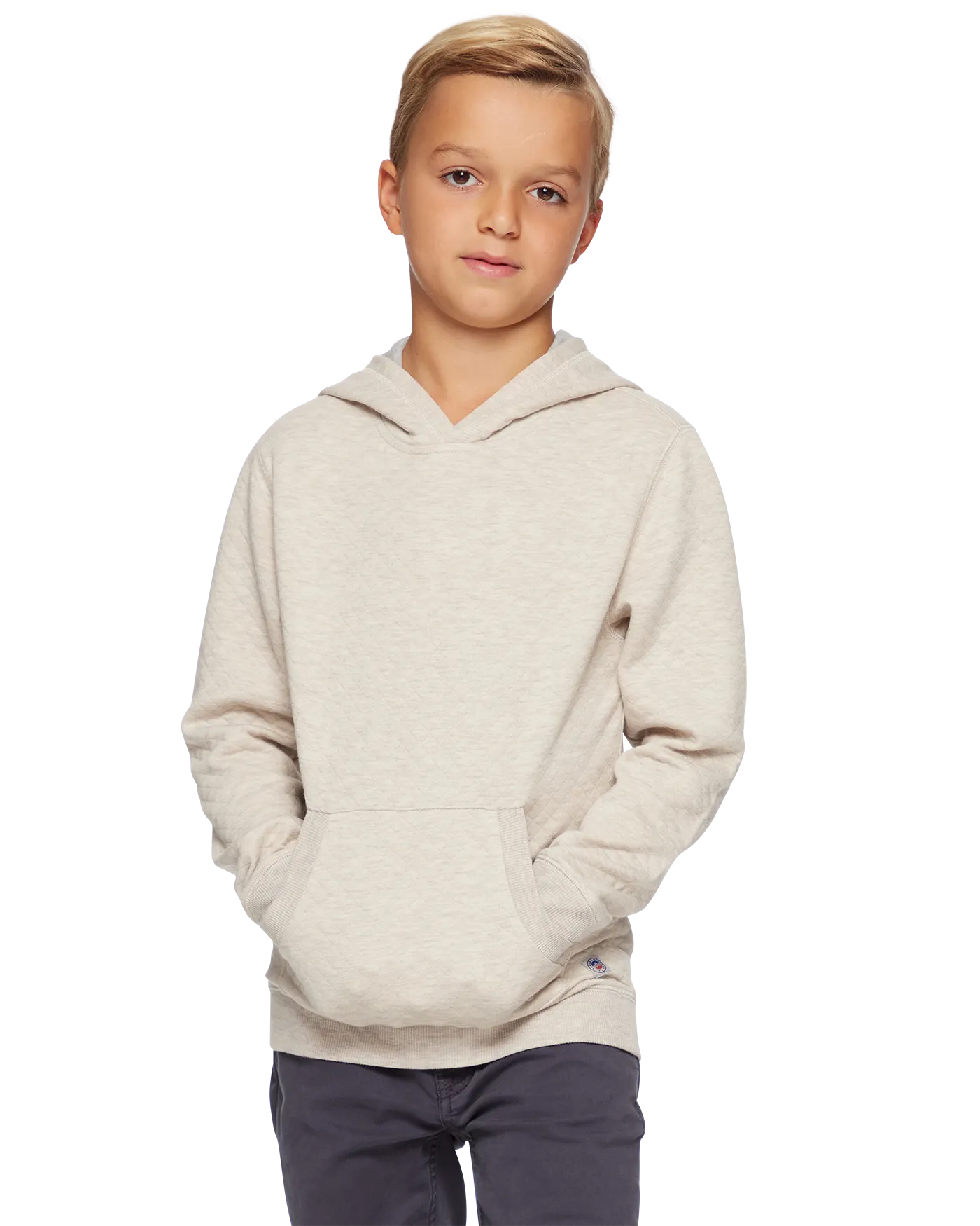 BOYS BRADNER SUPER-SOFT QUILTED HOODIE