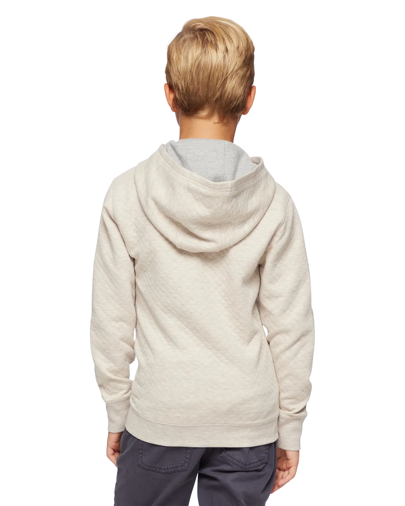 BOYS BRADNER SUPER-SOFT QUILTED HOODIE