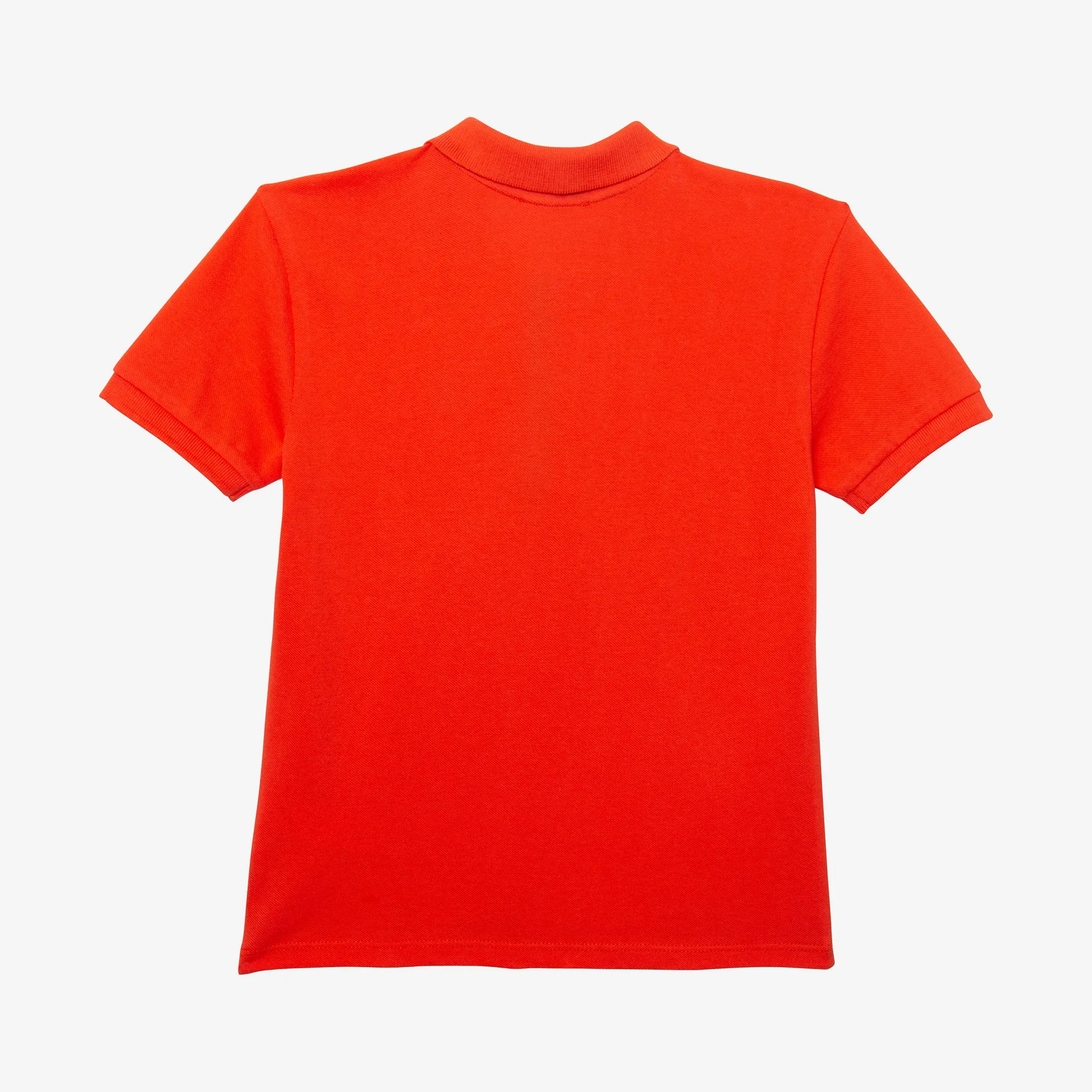 Boys' orange polo shirt