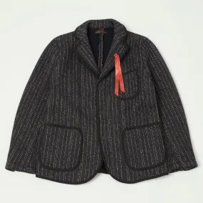 Brown's Beach Tailored Jacket - Navy Stripe