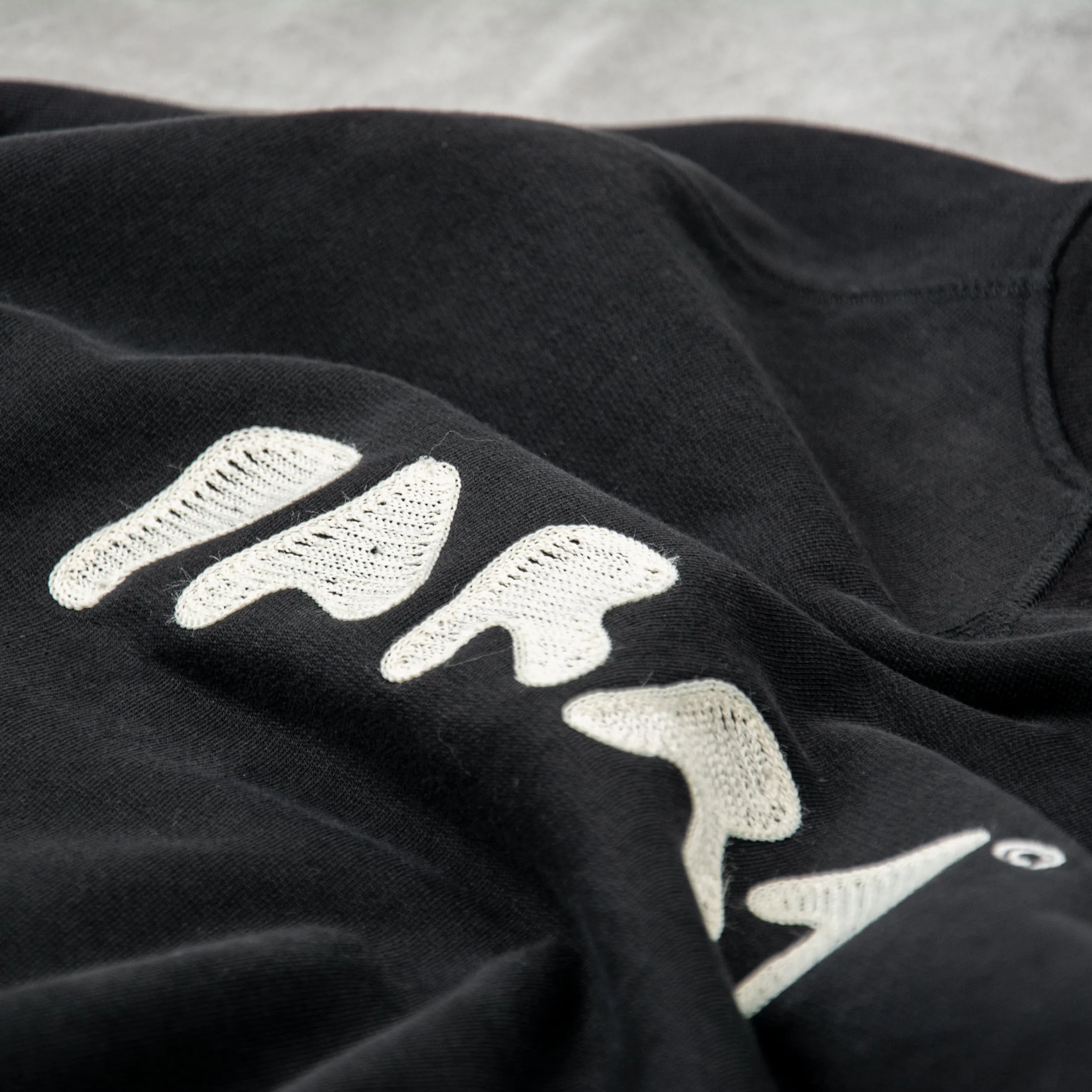 By Parra Blob Logo Crew Sweatshirt - Washed Black