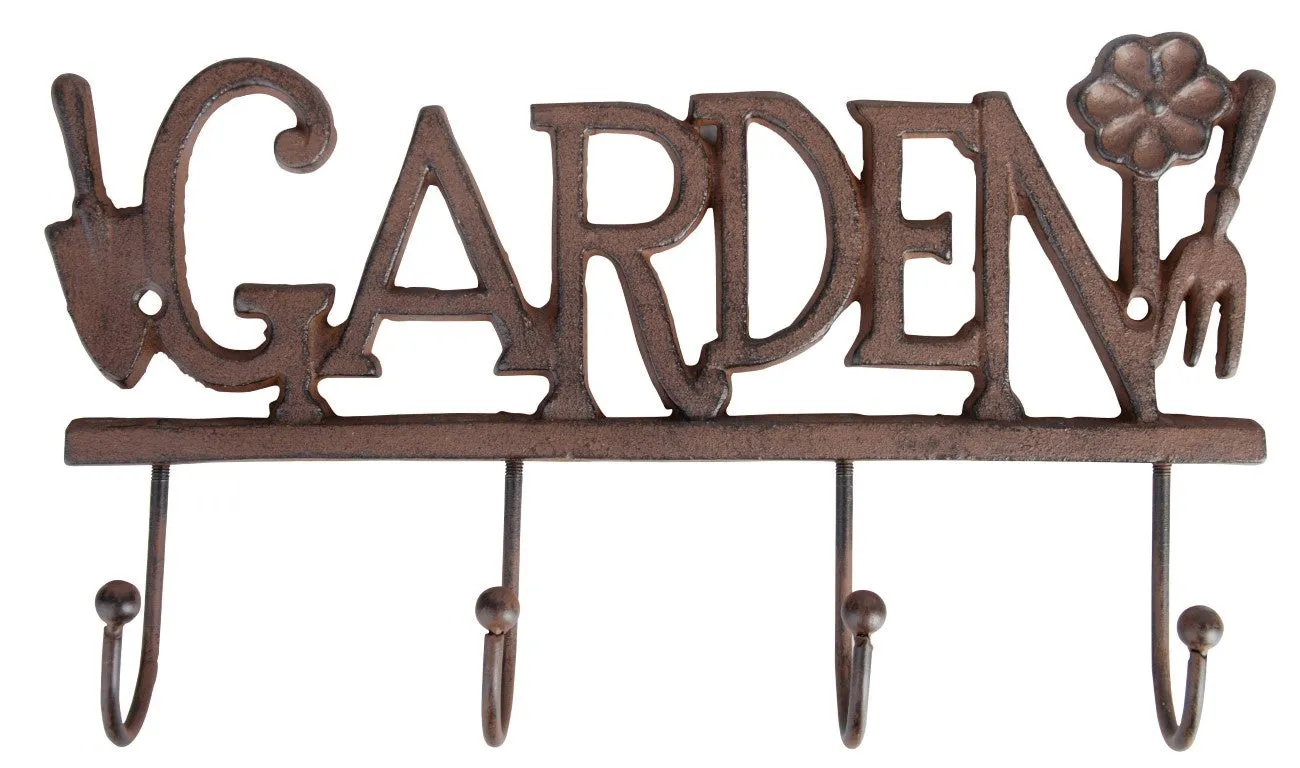 Cast Iron Garden Multi Coat Hook