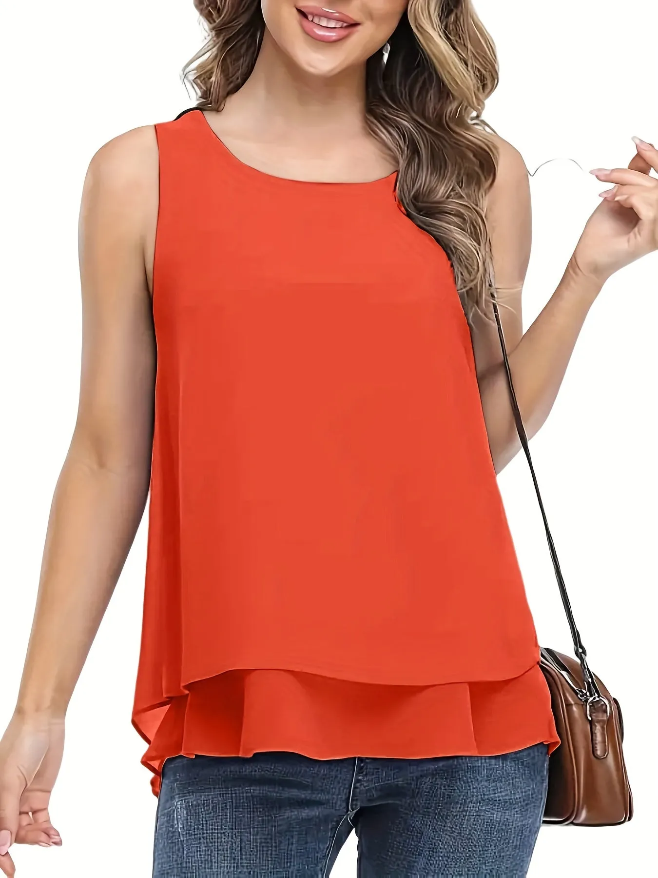 Chic Sleeveless Layered Tank Essential Summer Style for Women