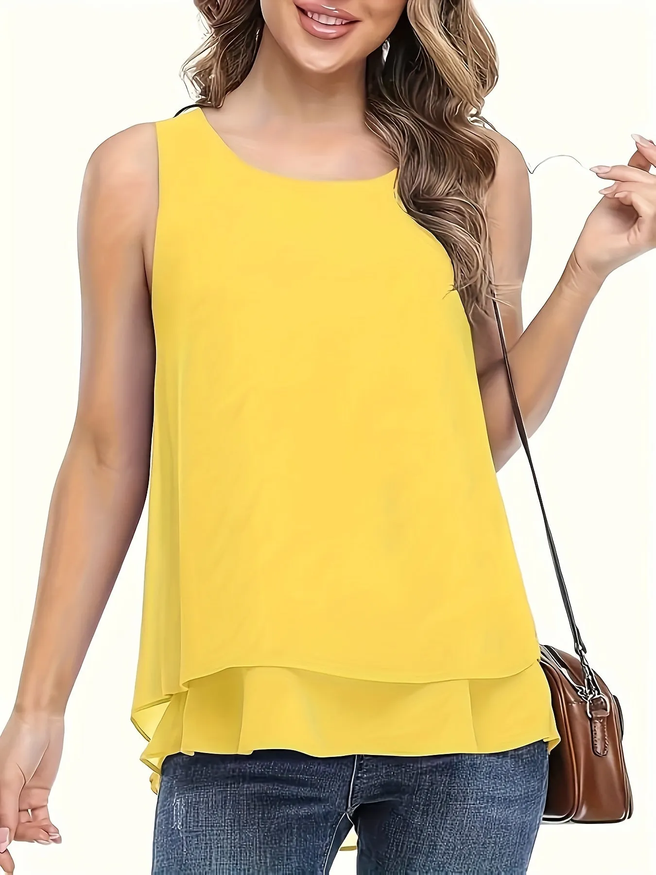 Chic Sleeveless Layered Tank Essential Summer Style for Women