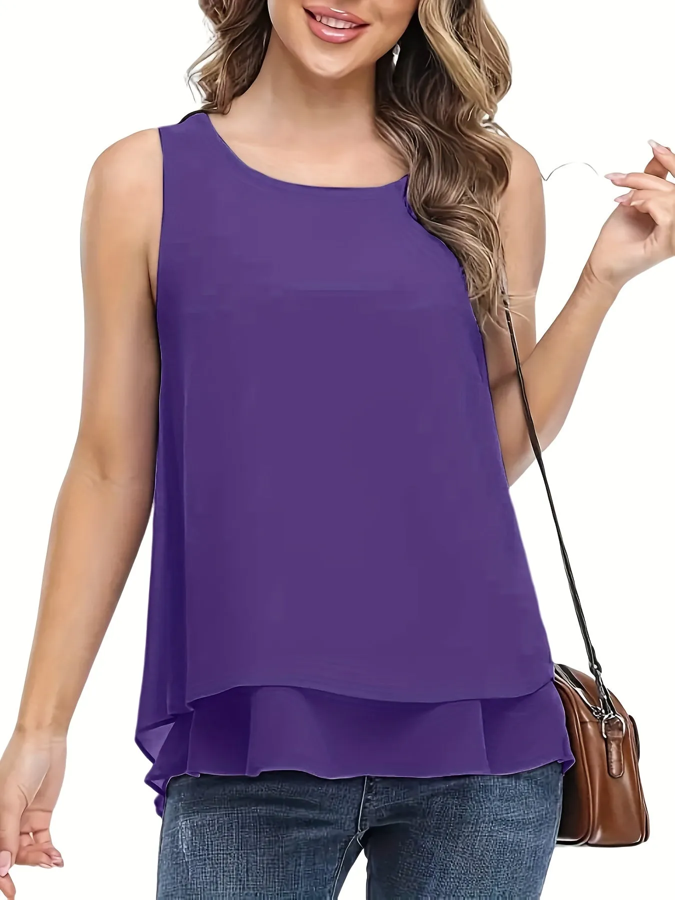 Chic Sleeveless Layered Tank Essential Summer Style for Women