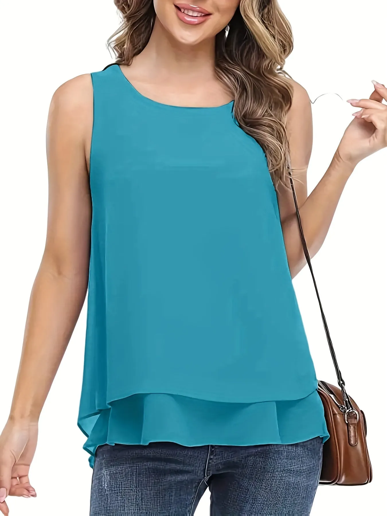 Chic Sleeveless Layered Tank Essential Summer Style for Women