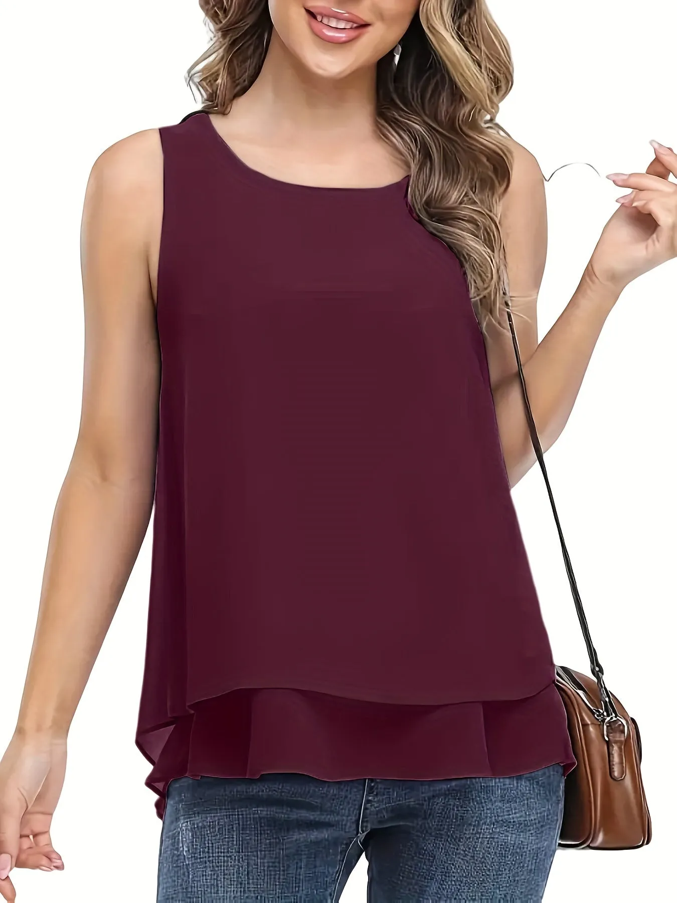 Chic Sleeveless Layered Tank Essential Summer Style for Women