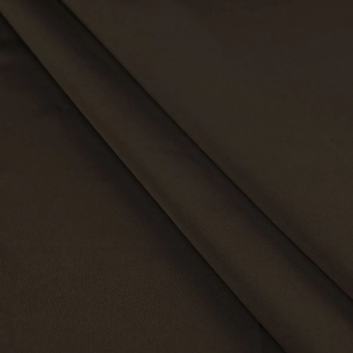 Chocolate Brown Satin Fabric 96519