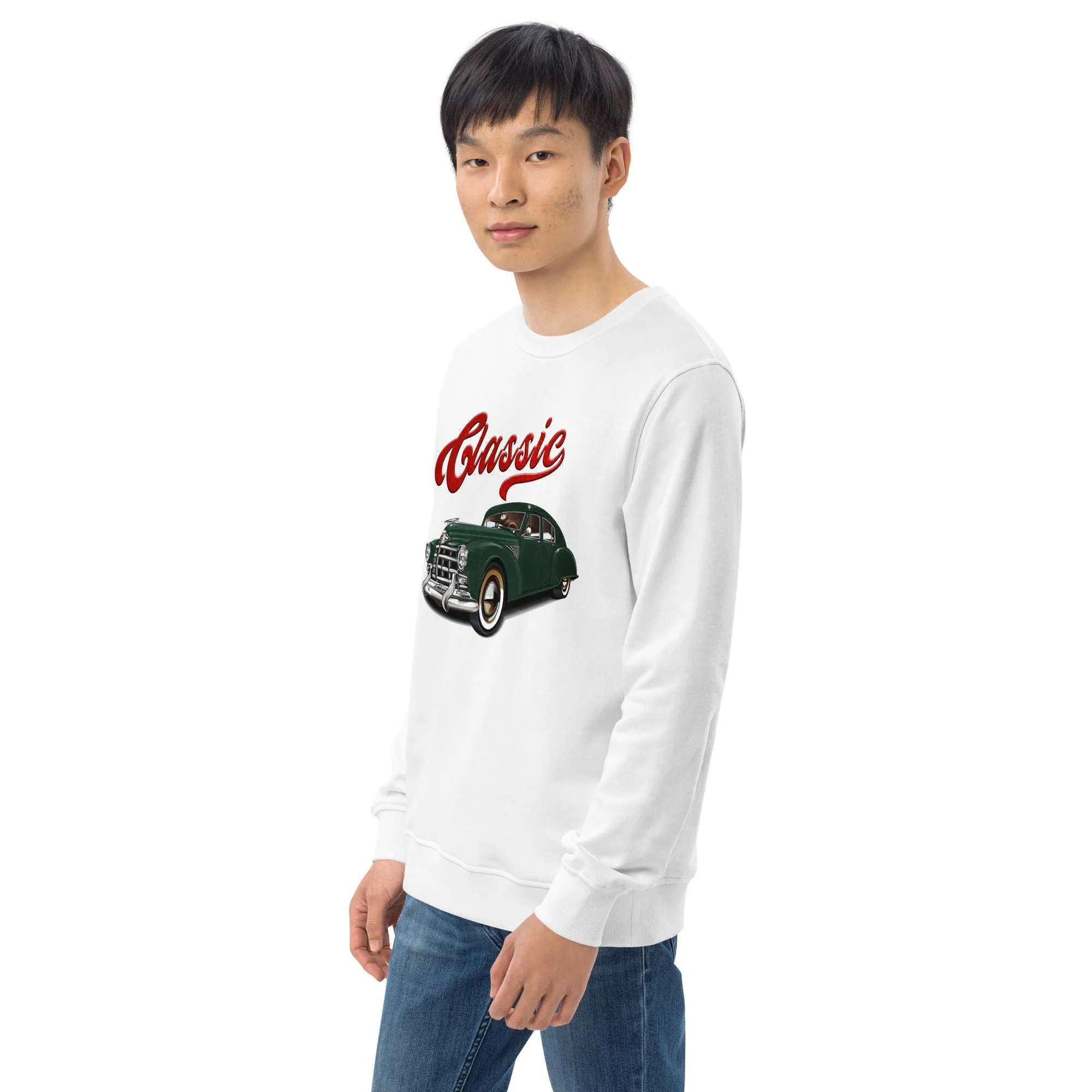 Classic Vintage Graphic Men Organic Sweatshirt