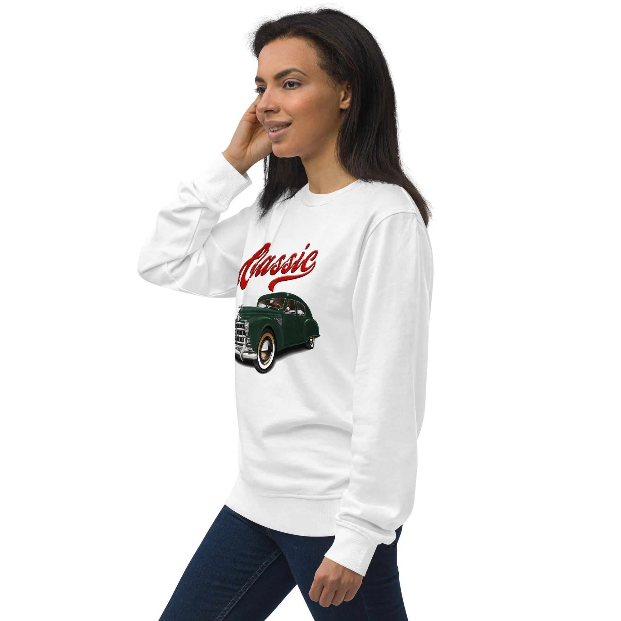 Classic Vintage Graphic Women Organic Sweatshirt