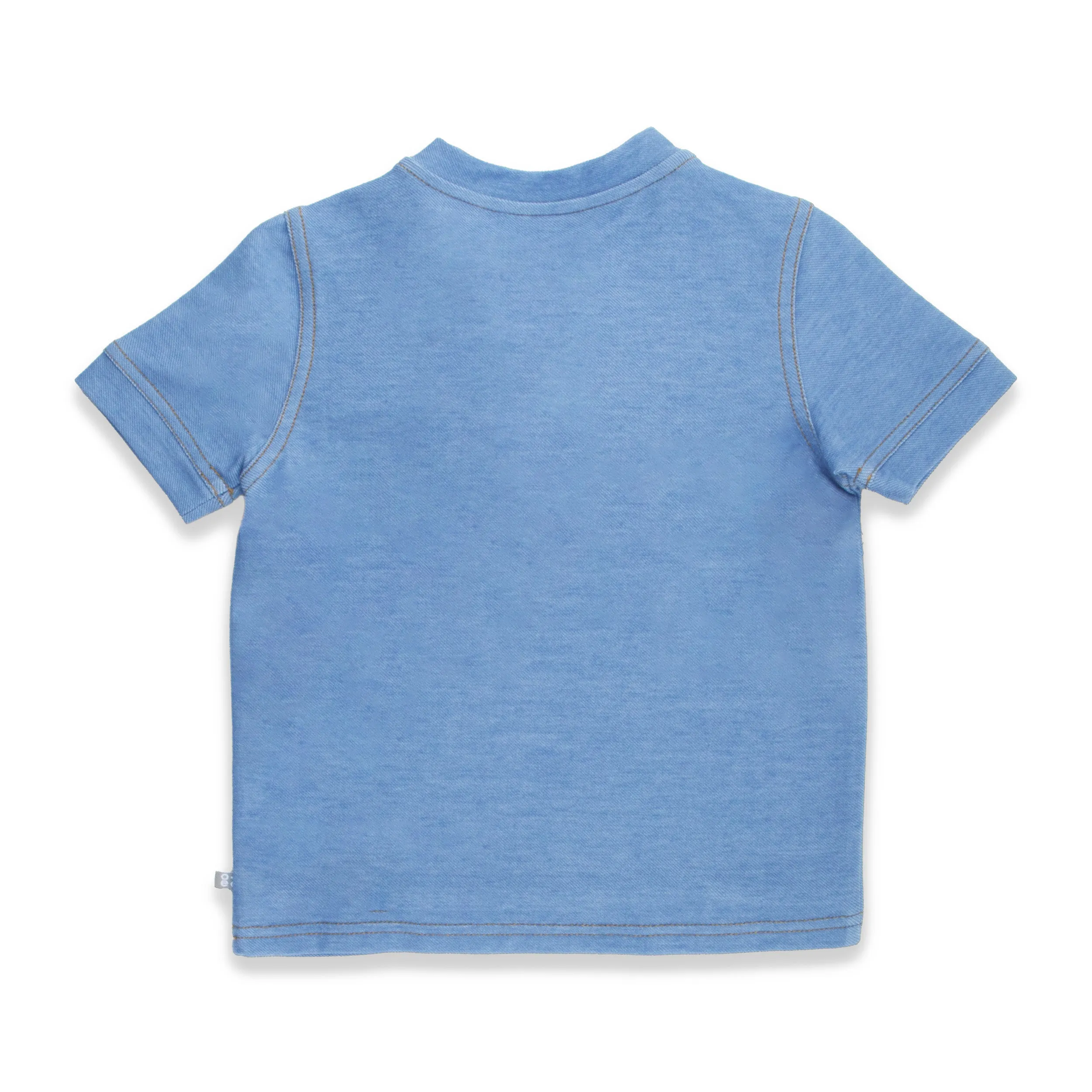 CNY Modern Blessings Baby Toddler Polo Tee (Sky Blue)