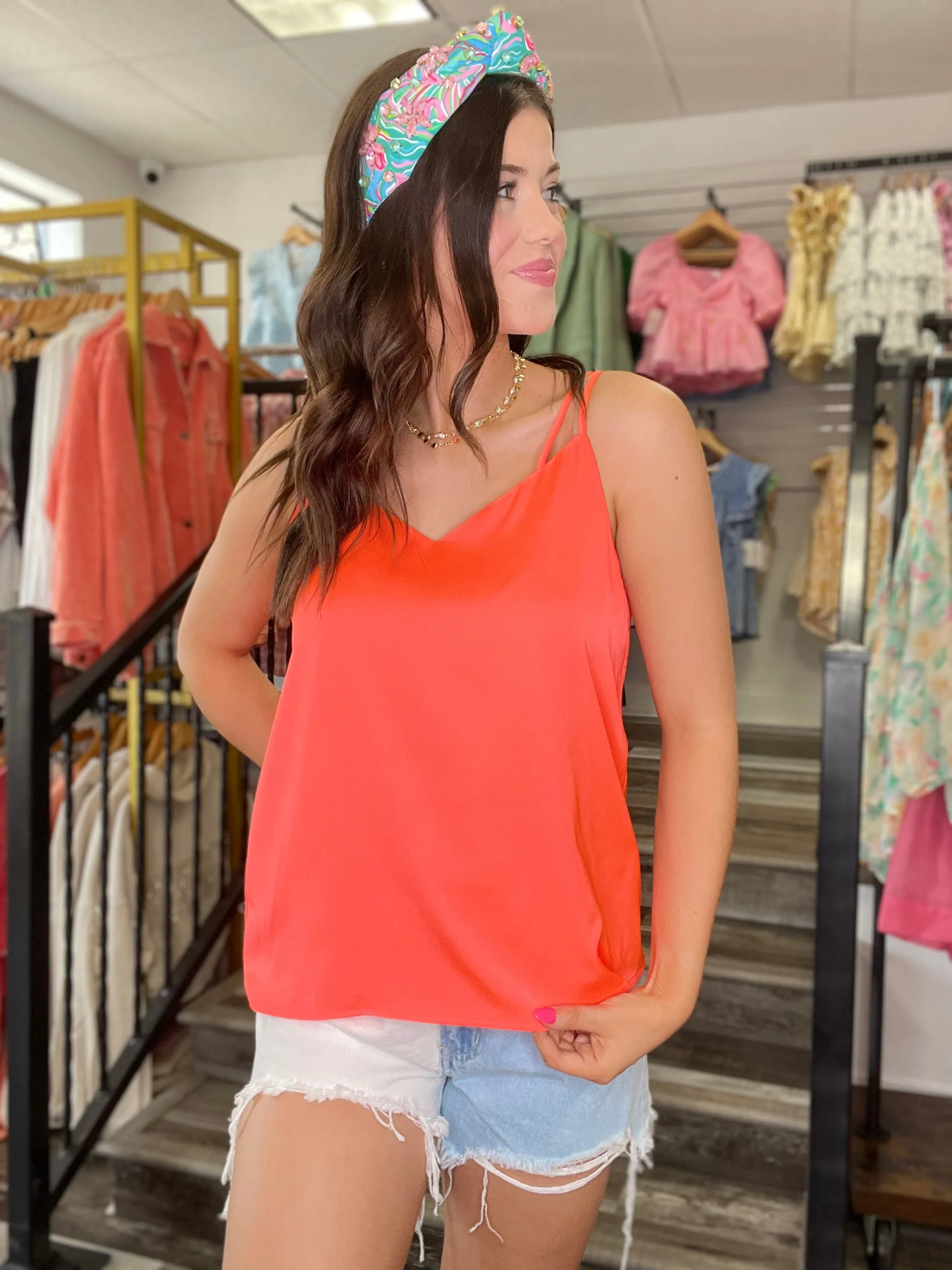 Color Me With Sunshine Orange Tank