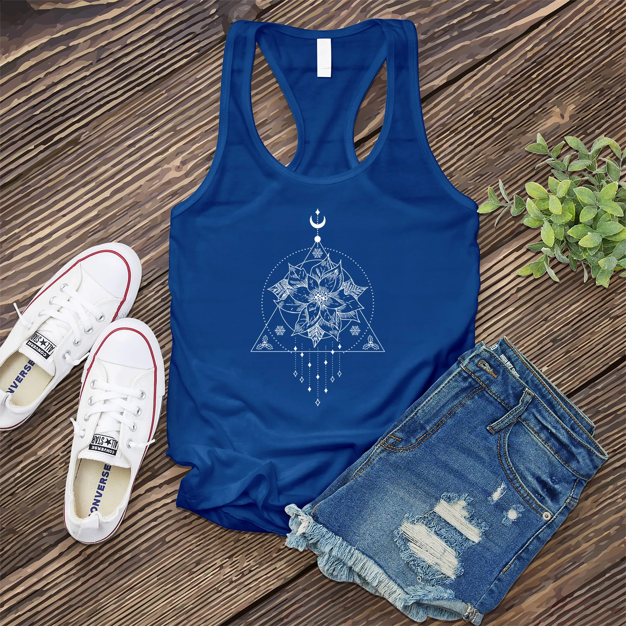 Cosmic Christmas Star Women's Tank Top