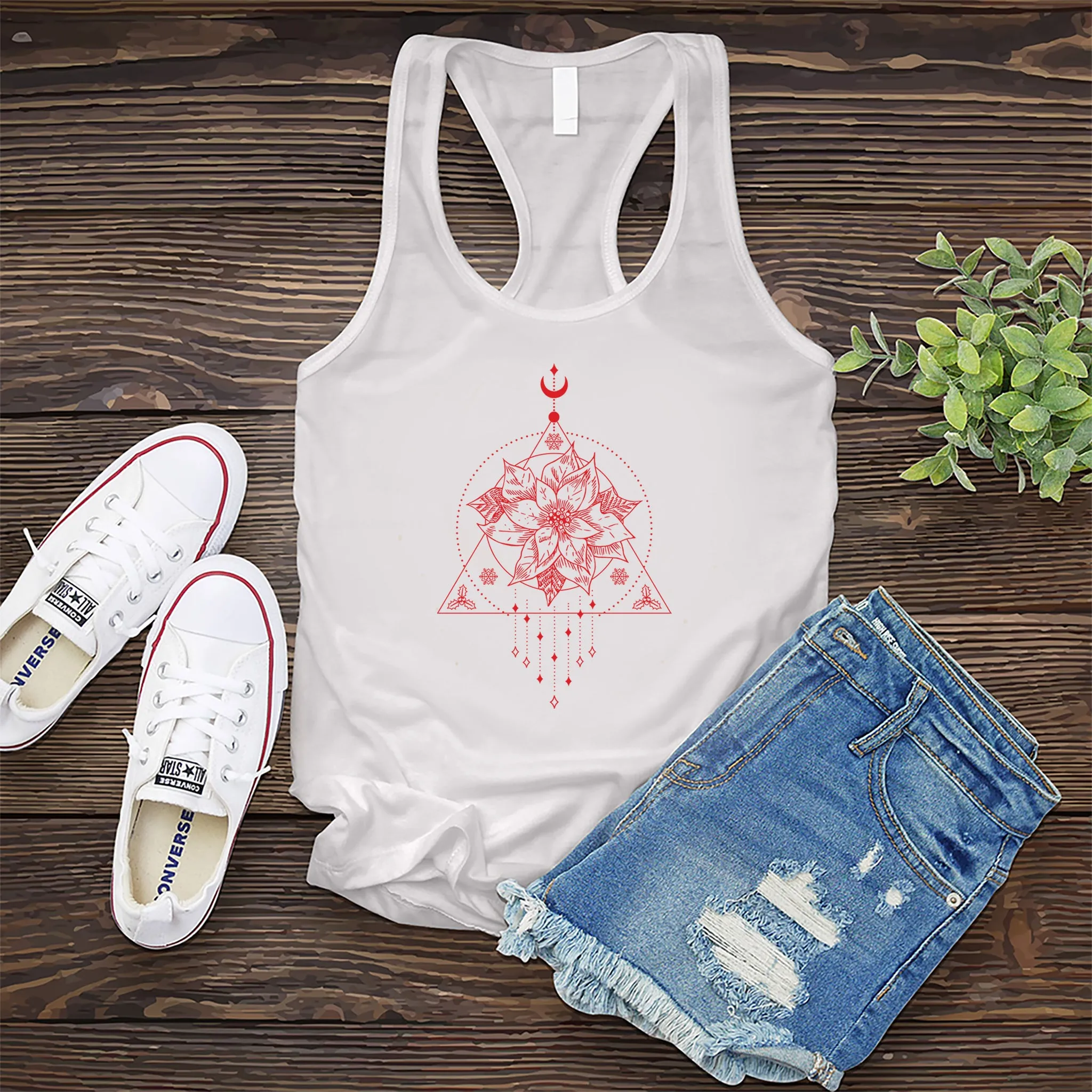 Cosmic Christmas Star Women's Tank Top