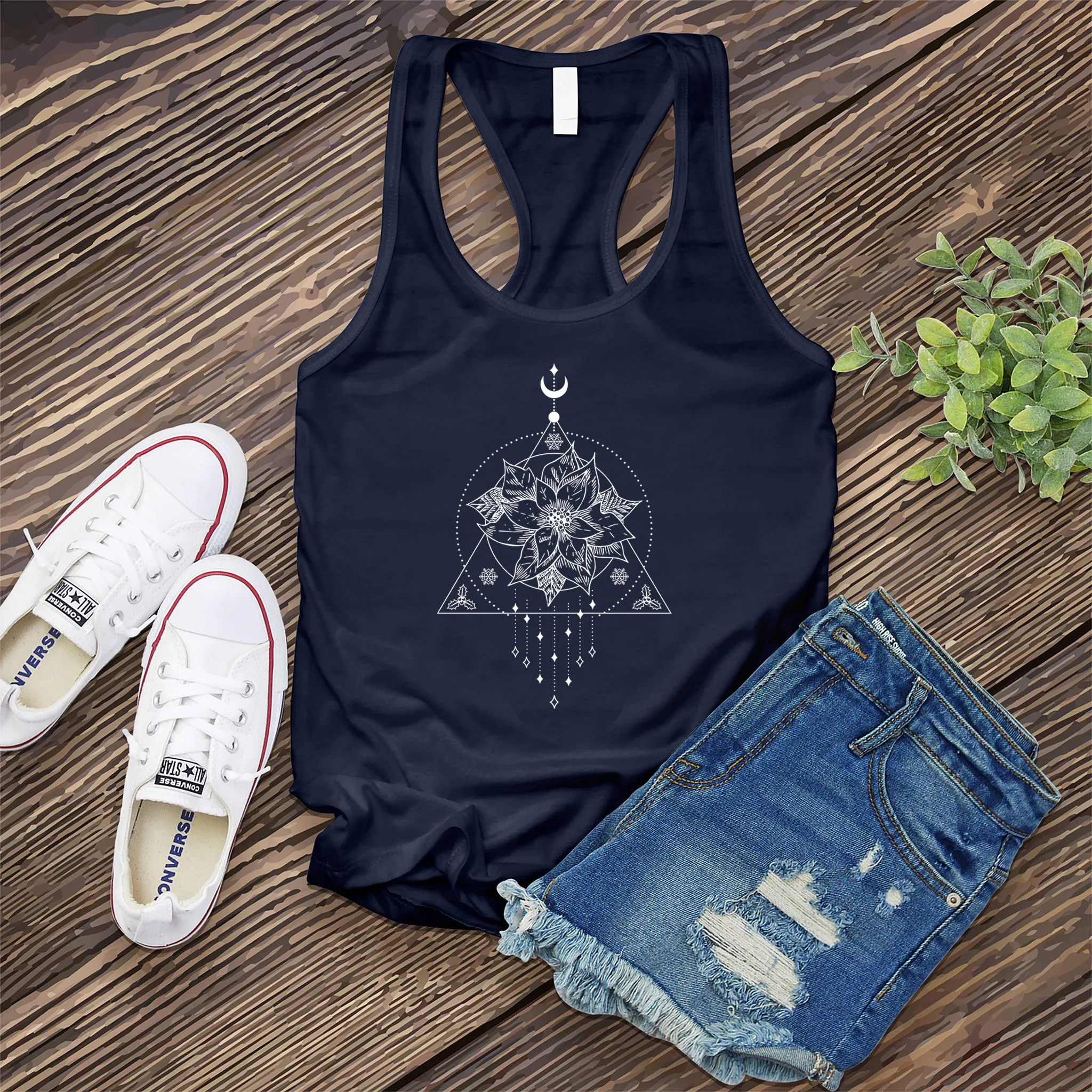 Cosmic Christmas Star Women's Tank Top