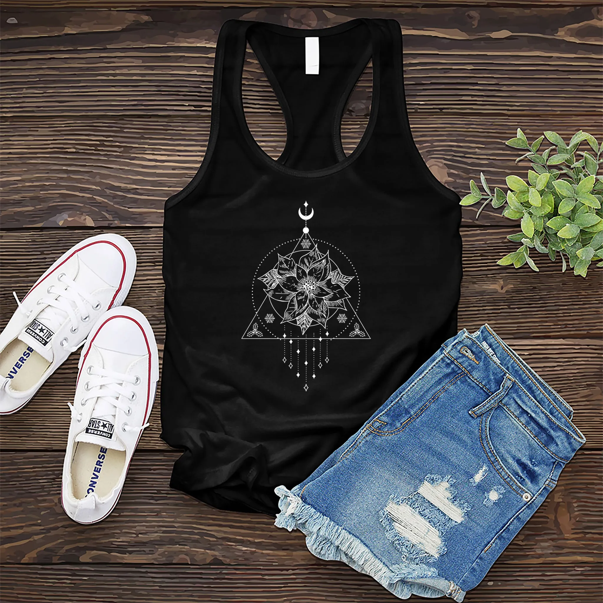 Cosmic Christmas Star Women's Tank Top