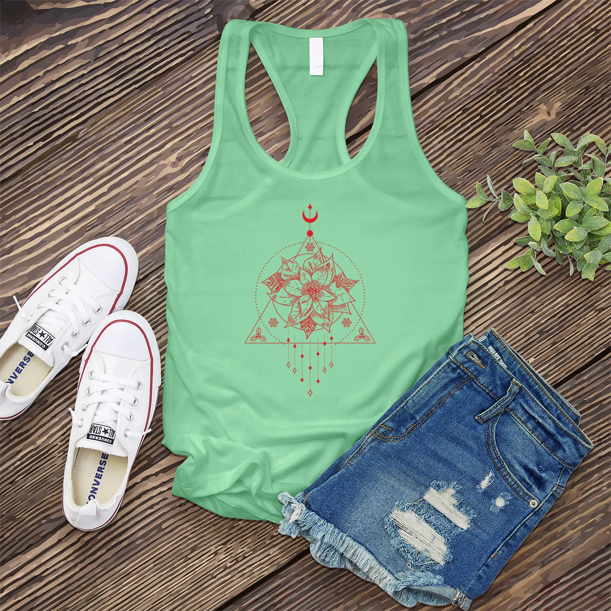 Cosmic Christmas Star Women's Tank Top