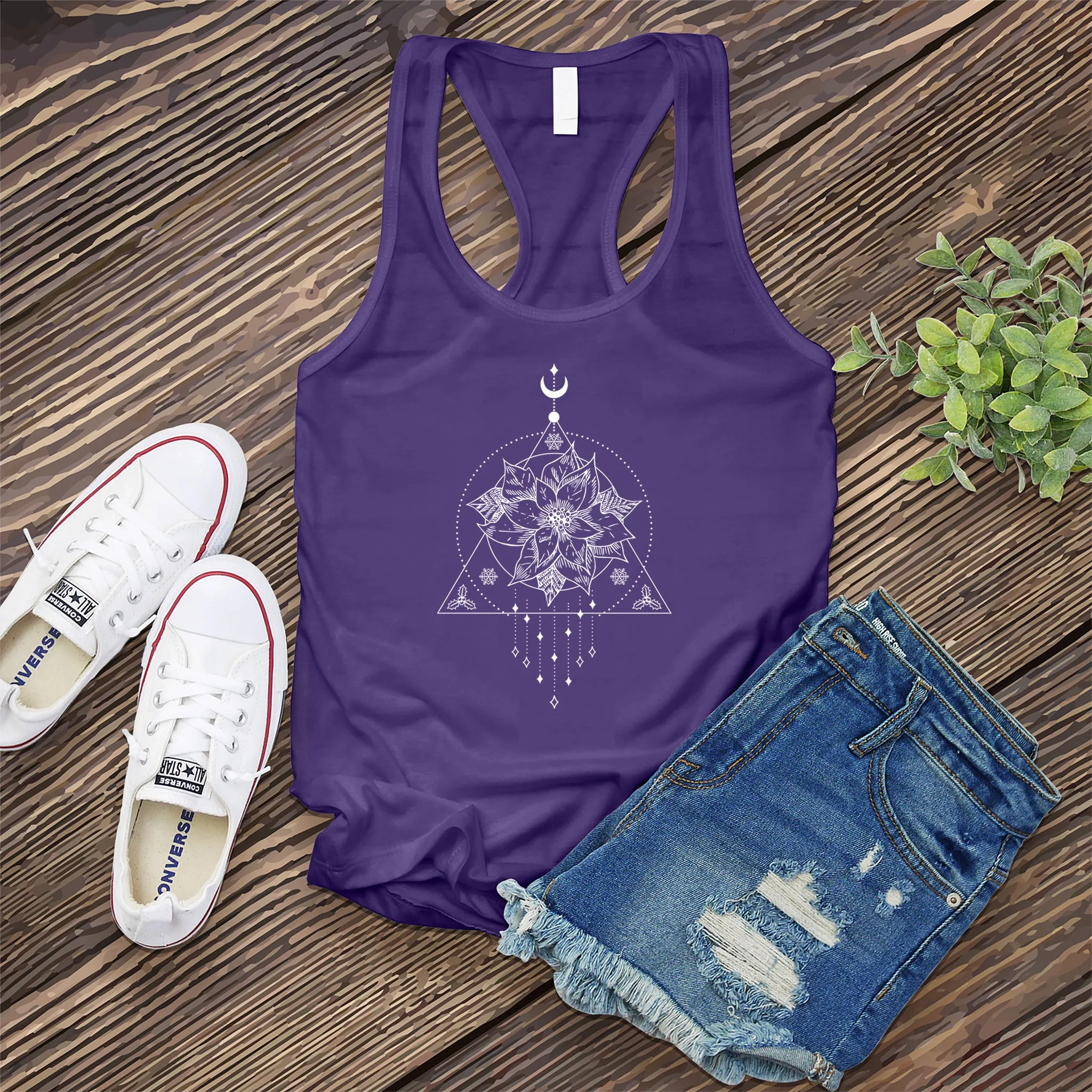 Cosmic Christmas Star Women's Tank Top