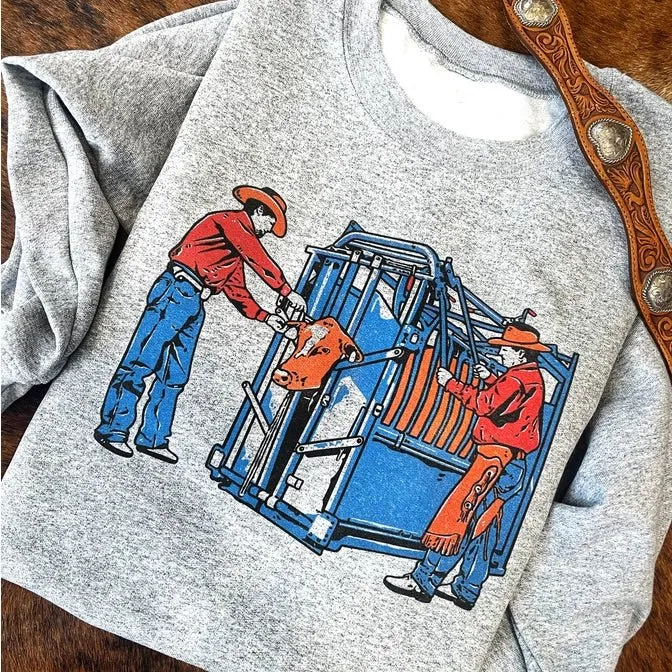 Cowboy Ranchers Graphic Sweatshirt