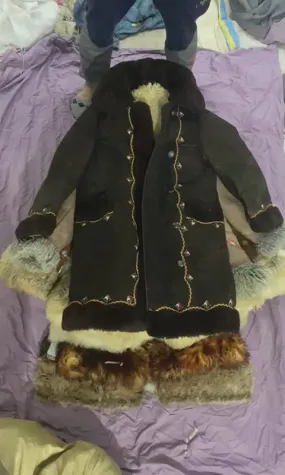 Custom Afgan coat woman