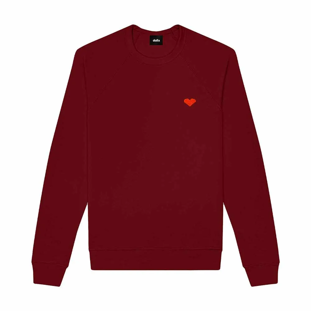 Dalix Pixel Heart Sweatshirt