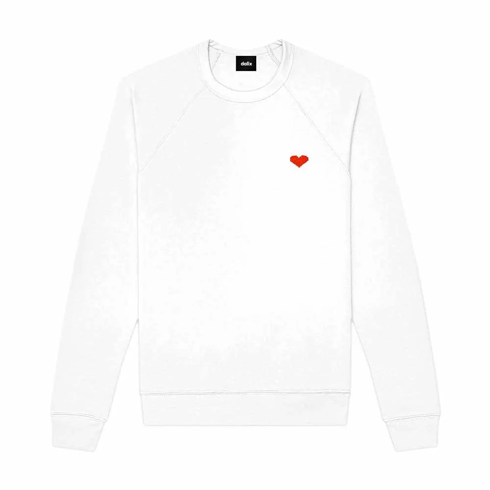 Dalix Pixel Heart Sweatshirt