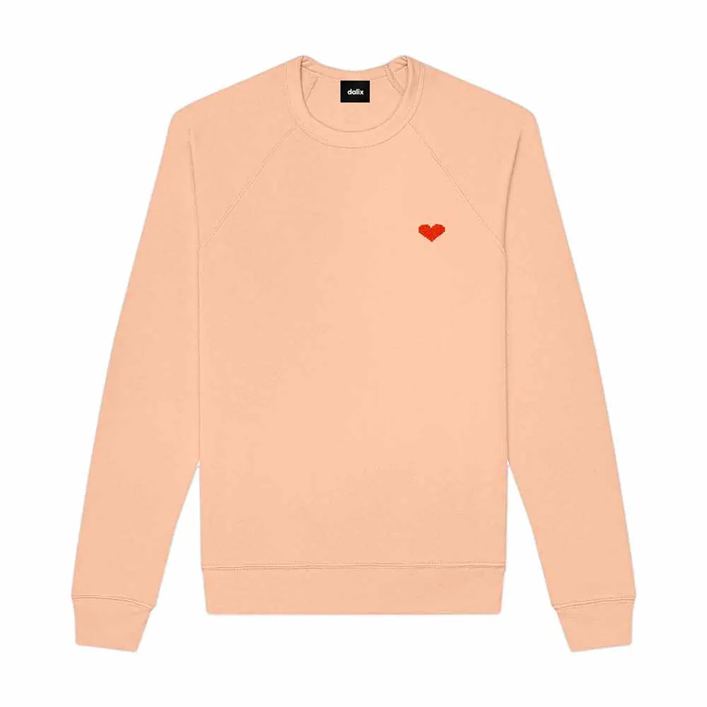 Dalix Pixel Heart Sweatshirt