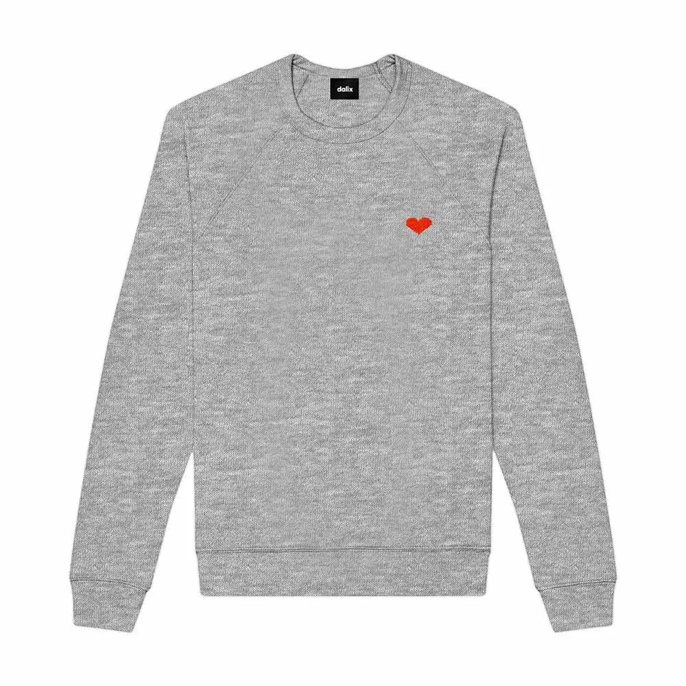 Dalix Pixel Heart Sweatshirt