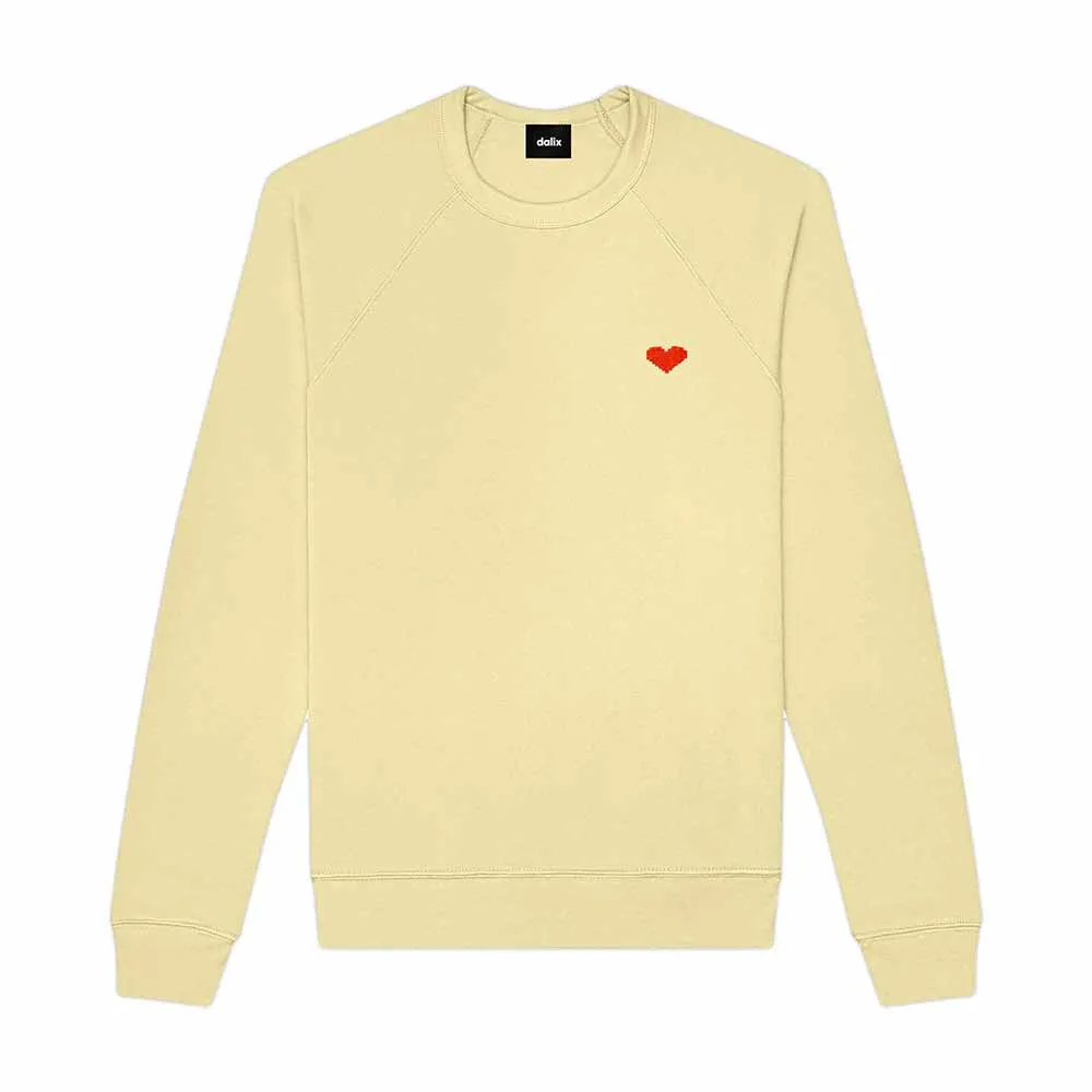 Dalix Pixel Heart Sweatshirt