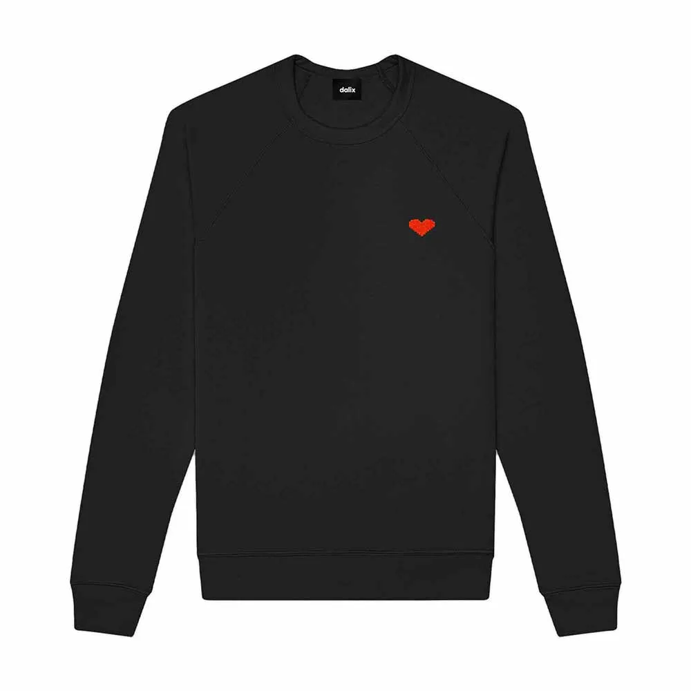 Dalix Pixel Heart Sweatshirt