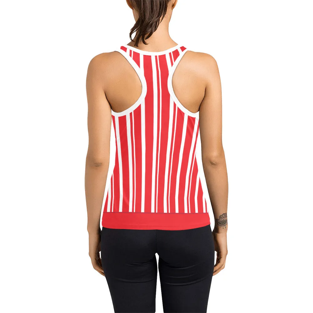 Dapper Dan Red Women's Racerback Tank Top